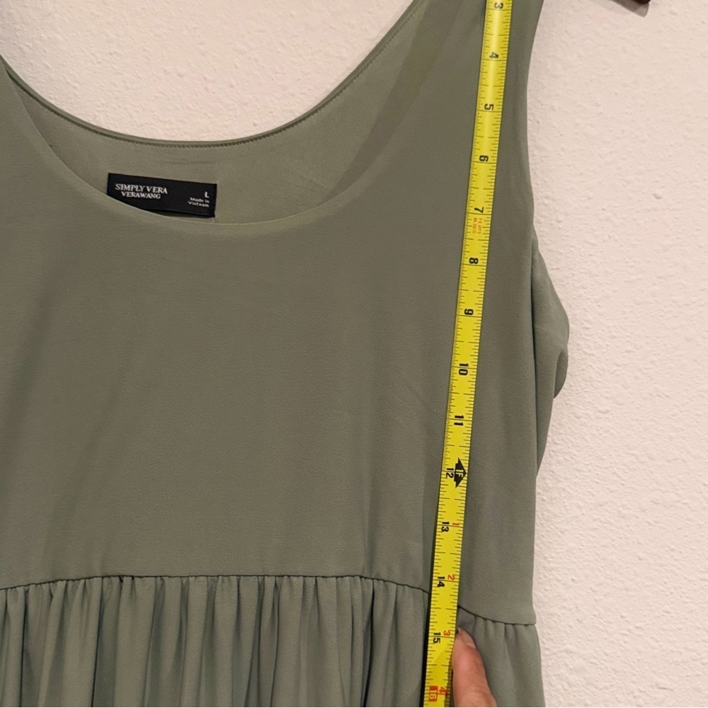 Simply Vera Vera Wang Olive Maxi Dress - Picture 8 of 11